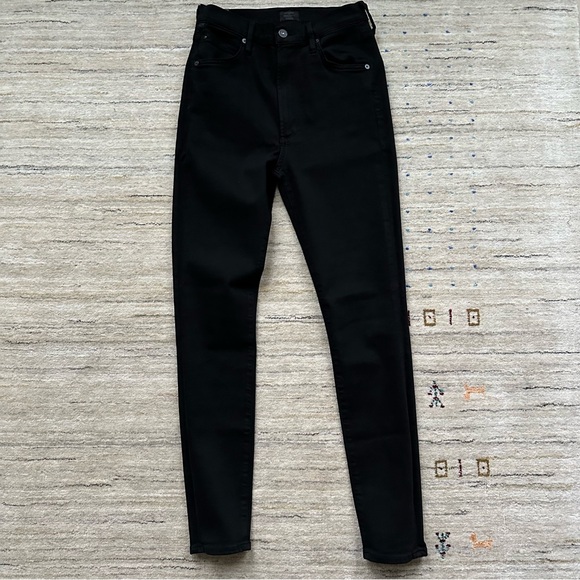 Citizens of Humanity Chrissy high-rise skinny jeans | Black | 27 - Picture 10 of 17